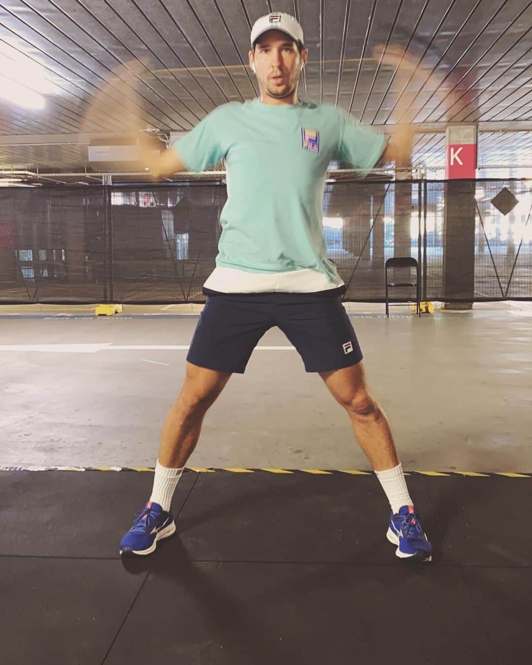 ドゥシャン・ラヨビッチのインスタグラム：「💨   #ausopen」