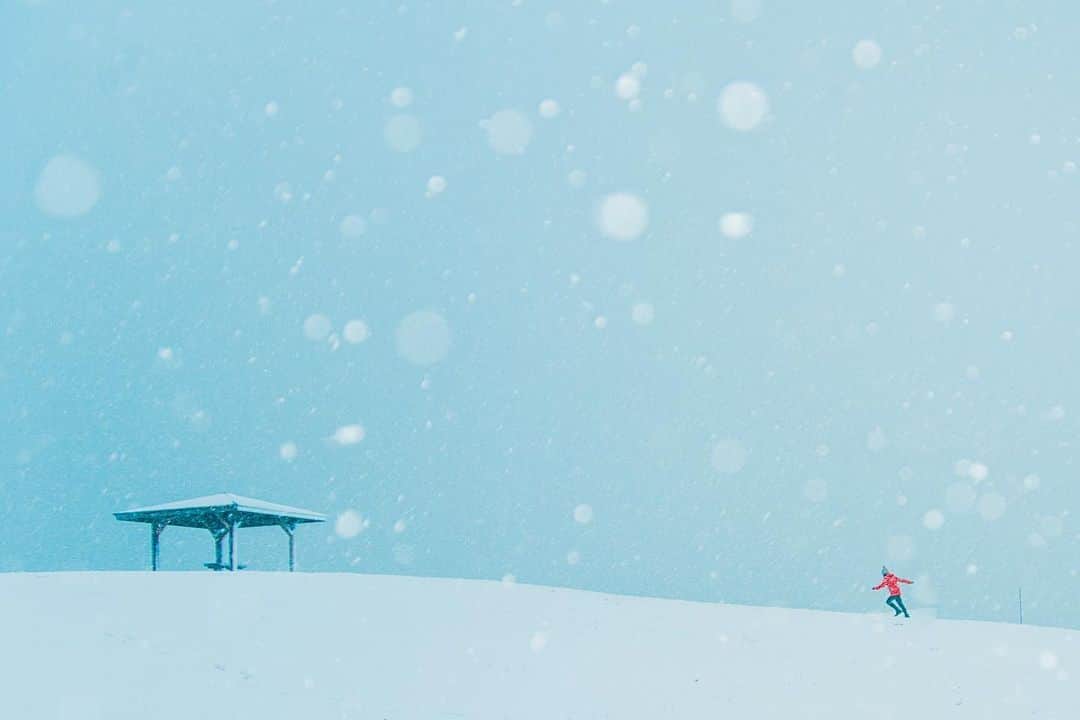 yukiのインスタグラム：「・ ・ ・ Wonderful winter days ・ ・ ・ ◉sty830 base shop◉ https://sty830.base.shop/ ・ ・ ・ #新潟　#雪　#雪景色　#こめぐりの郷公園」