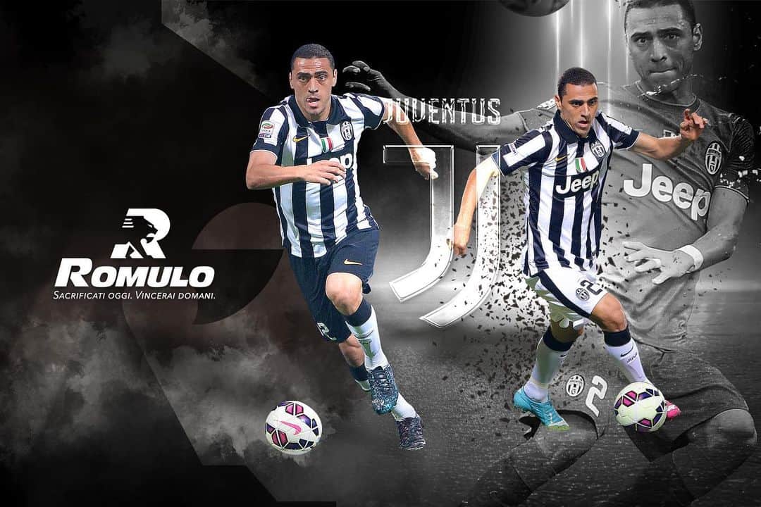 ロムロ・ソウザ・オレステス・カルデイラのインスタグラム：「Juventus . @juventus #Juventus #Juve #BiancoNero #Torino #Romulo」