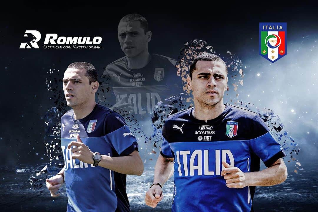 ロムロ・ソウザ・オレステス・カルデイラのインスタグラム：「Nazionale Italiana . @azzurri #NazionaleItaliana #Azzurri #Azzurra #Italia #Romulo」