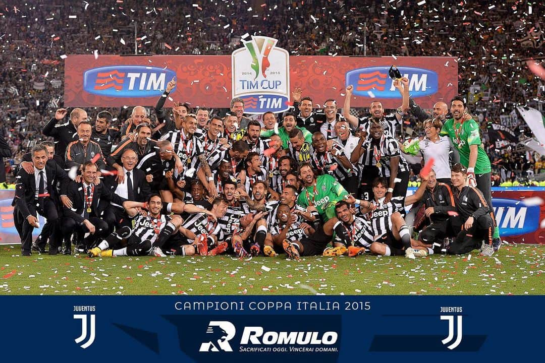 ロムロ・ソウザ・オレステス・カルデイラのインスタグラム：「🏆 Coppa Italia . @Juventus #CoppaItalia #Juventus #Juve #Romulo」