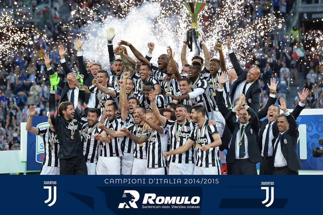 ロムロ・ソウザ・オレステス・カルデイラのインスタグラム：「🏆 Campionato Italiano . @juventus #SerieA #Scudetto #Juventus #Juve #Campioni #campioniditalia #Romulo」