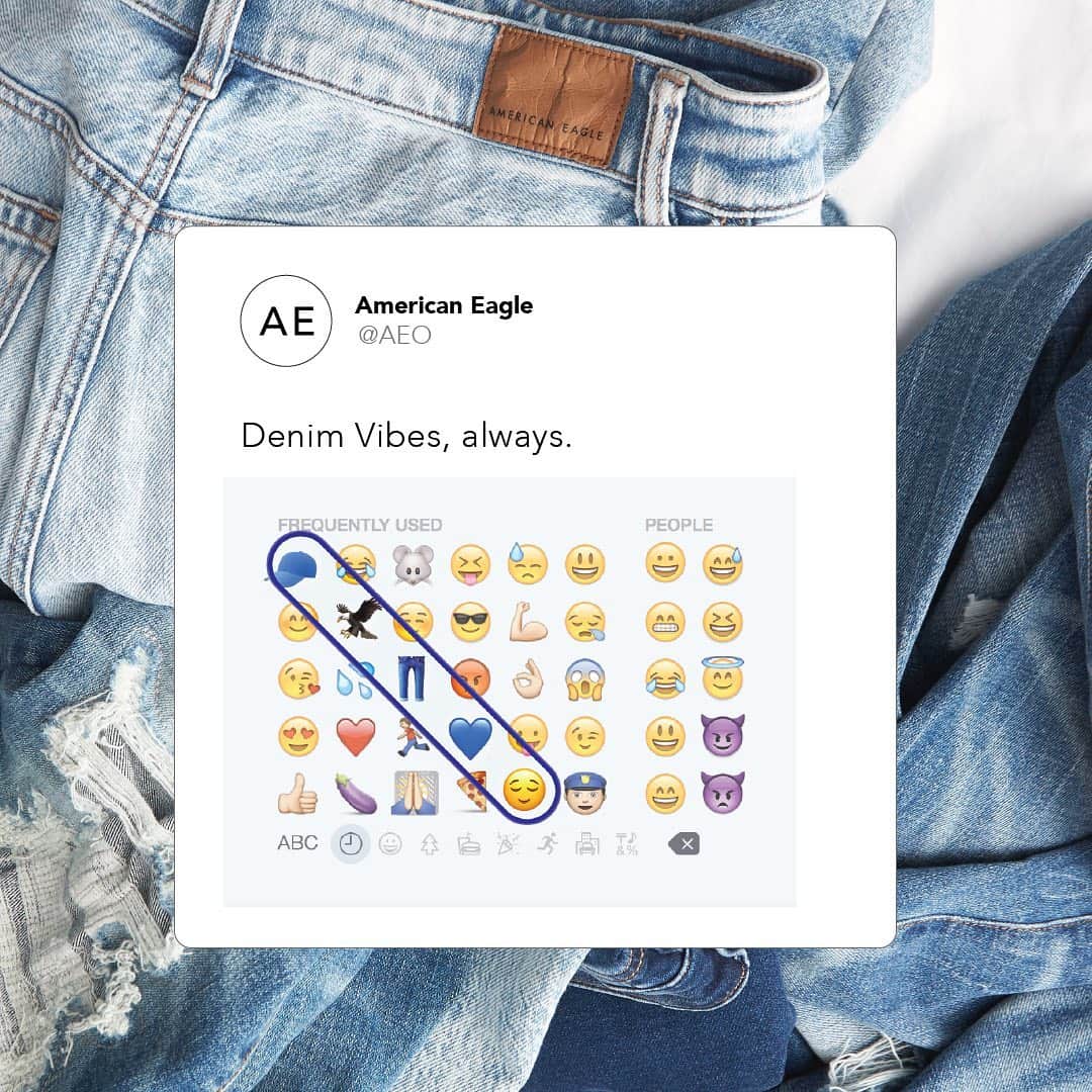 American Eagleのインスタグラム：「✨💙✨」