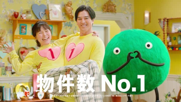 のインスタグラム：「SUUMO 新CM「カナメさんセイコさんのイメージ見て見て」篇 公開！   幸せいっぱいカナメさんセイコさん。 物件画像を見せ合いながら理想の新居探し♪ 写真がいっぱいだからイメージ膨らむ！   #要潤 #誠子 #尼神インター #スーモハウス #あっスーモ   【スーモハウスCM特設サイト】 https://suumo-house.com/」