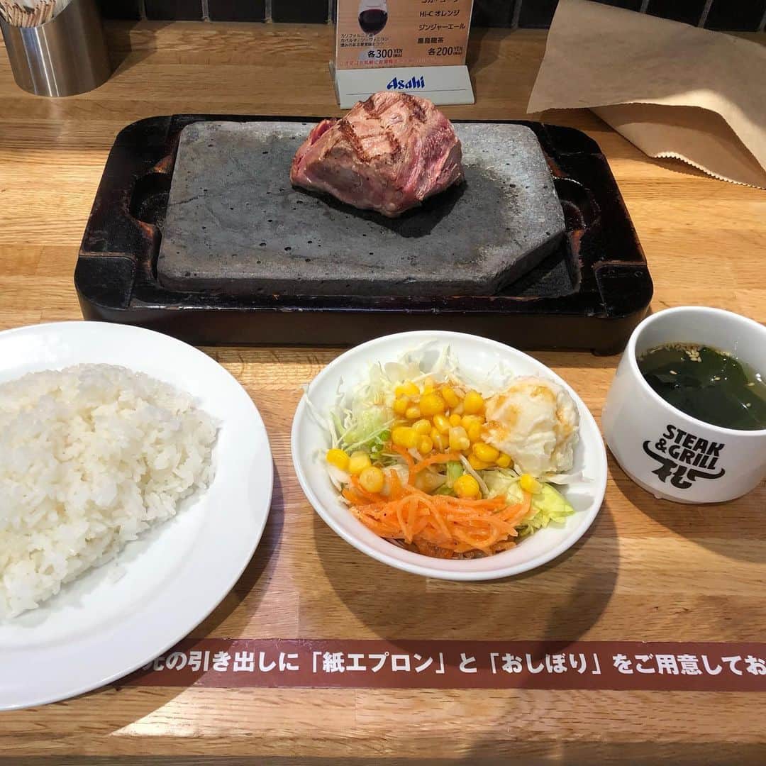 小石田純一さんのインスタグラム写真 - (小石田純一Instagram)「肉！！  #肉 #ステーキ #ステーキ屋松 #下北沢 #ランチ #牛肉 #美味しい #ボーノ」1月22日 11時24分 - koishida.trendy