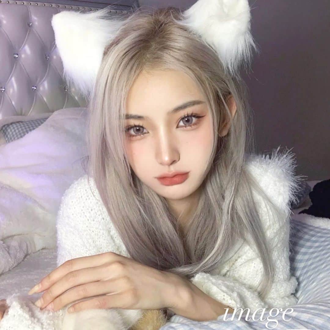 原涼香のインスタグラム：「ハイトーンはブリーチベースを 重ねていくのが大切です🤍 ㅤㅤㅤㅤㅤㅤㅤㅤㅤㅤㅤㅤㅤ 画像はimageで私が撮影したものではありません」