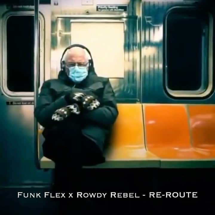 ファンクマスター・フレックスのインスタグラム：「NEW VIDEO! FUNKFLEX @YOUTUBE CHANNEL NOW! FunkFlex / @rowdyrebel Re-Route! @inflexwetrust films / records! LET ME KNOW WHO ELSE I SHOULD MAKE A SONG WITH?」