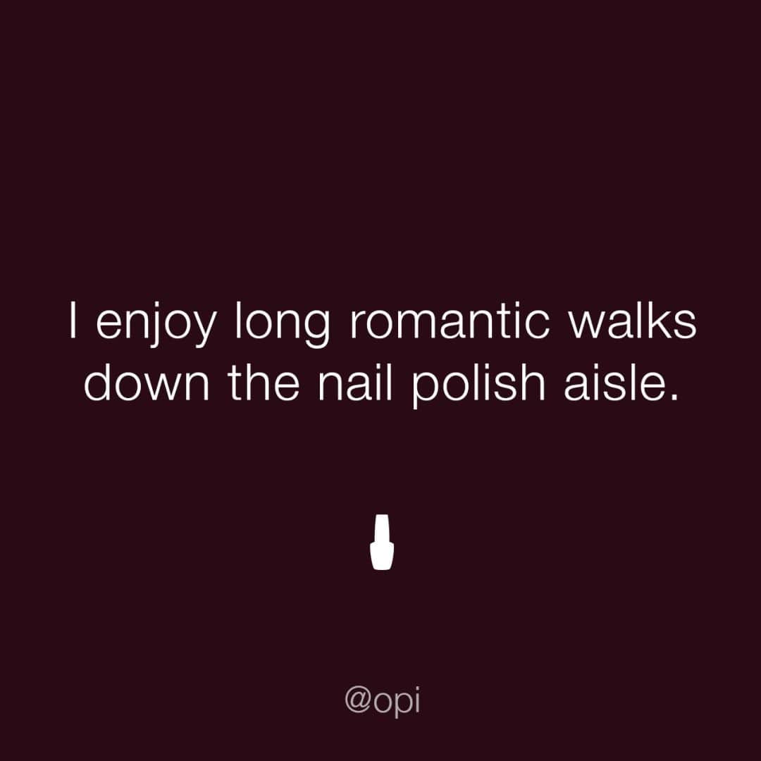 OPIさんのインスタグラム写真 - (OPIInstagram)「Drop a 💅 if you do too!   #ColorIsTheAnswer #OPIObsessed #Nails #NailSwag #Funny #NailQuote #Meme #NailPolish⁠ #NailTech #Relatable #Mani #Manicure #Color」1月22日 13時29分 - opi