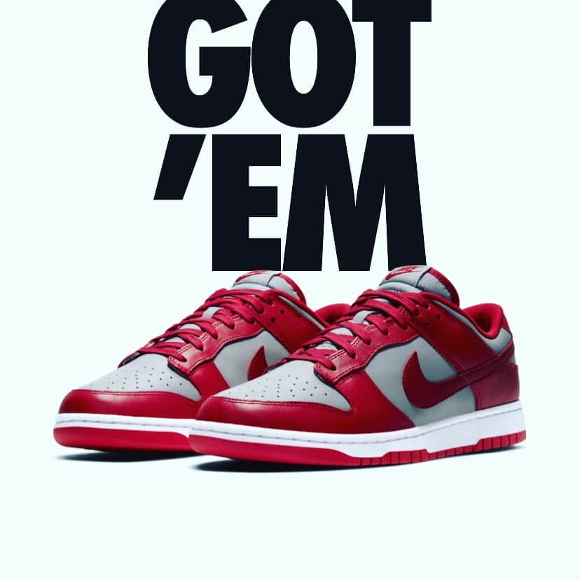 のインスタグラム：「今月の嬉しい、その1😀 #snkrs #抽選 #ゲット#NIKE #スニーカー #ダンク #ダンクロー #テンション上げ」