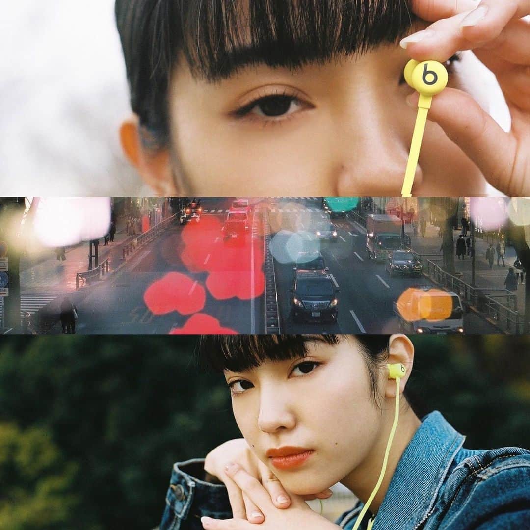 北澤舞悠（まゆちる）のインスタグラム：「@beatsbydre と協力してBeatsFlexのモデルをさせて頂きました #beatsflex」
