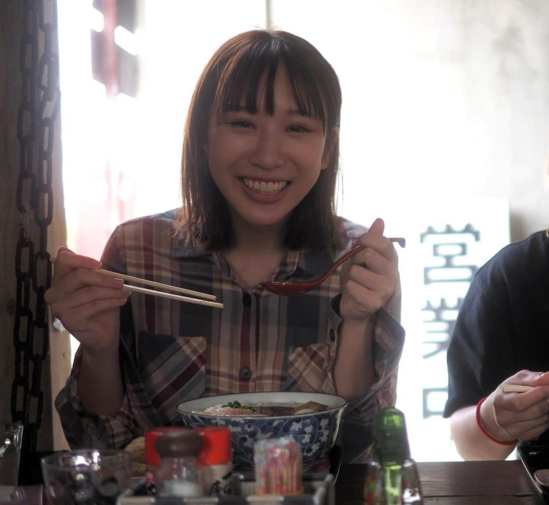 日向葵衣さんのインスタグラム写真 - (日向葵衣Instagram)「沖縄そば、初めて食べた🍜」1月22日 14時56分 - aoi_hnta