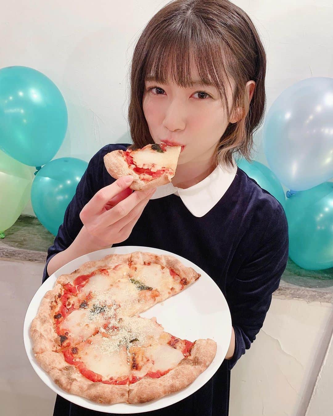 高萩千夏さんのインスタグラム写真 - (高萩千夏Instagram)「🍕🍕🍕 * * #アプガ2 #ピザ #pizza」1月22日 16時33分 - chinatsu_takahagi_uug2ki