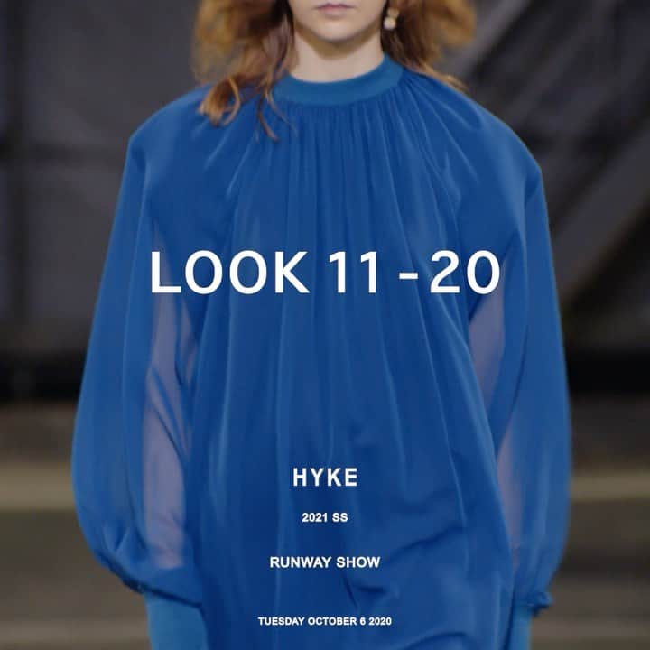 HYKEのインスタグラム：「HYKE 2021 SS #hyke」