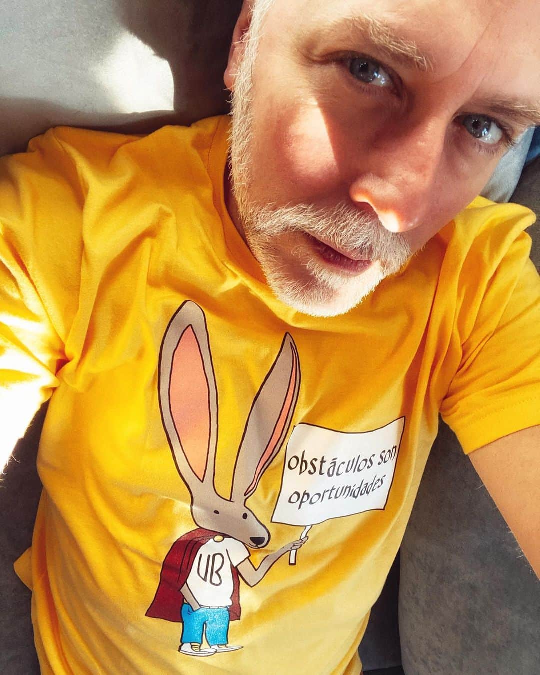 ジェームズ・ガンのインスタグラム：「Thanks to our #TheSuicideSquad Freditor, @fredraskin, for the #Ultrabunny shirt.」