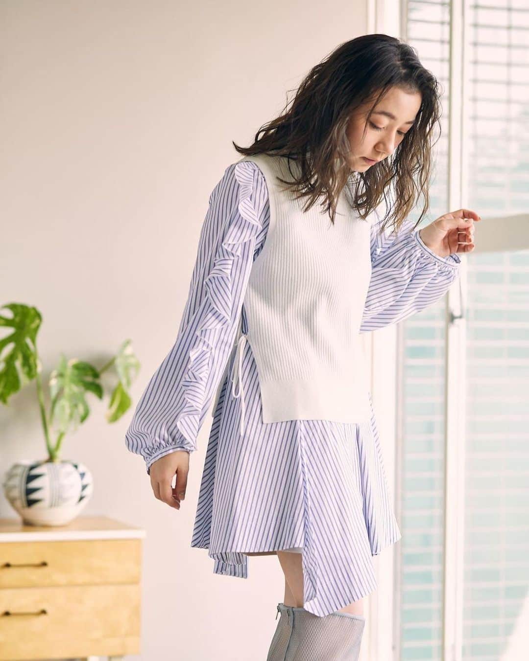 のインスタグラム：「Early spring collection 提早感受春天氣息🍀 #SNIDEL」