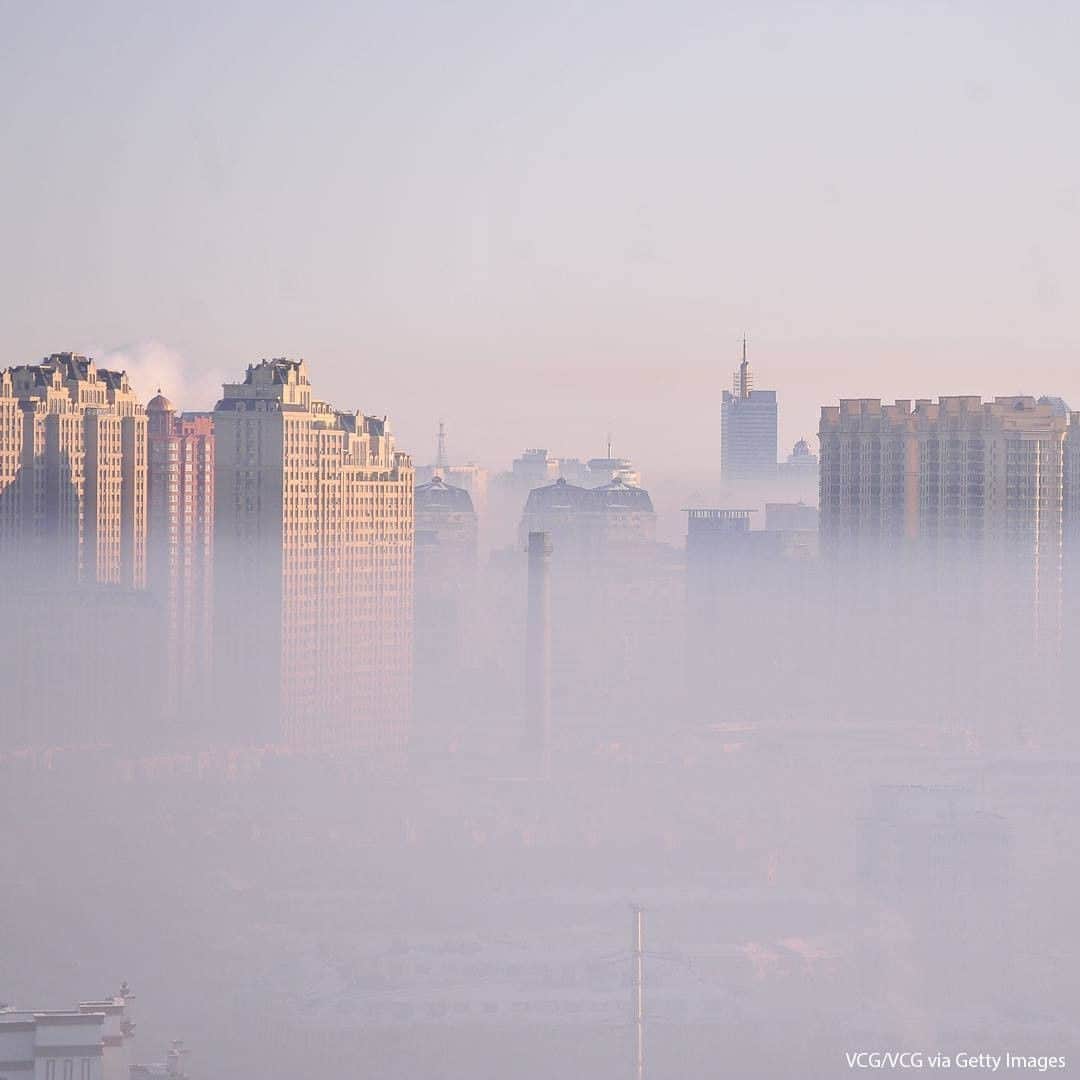 ABC Newsさんのインスタグラム写真 - (ABC NewsInstagram)「Buildings are pictured through heavy fog in Harbin, China.  #fog #china #photography」1月22日 20時00分 - abcnews