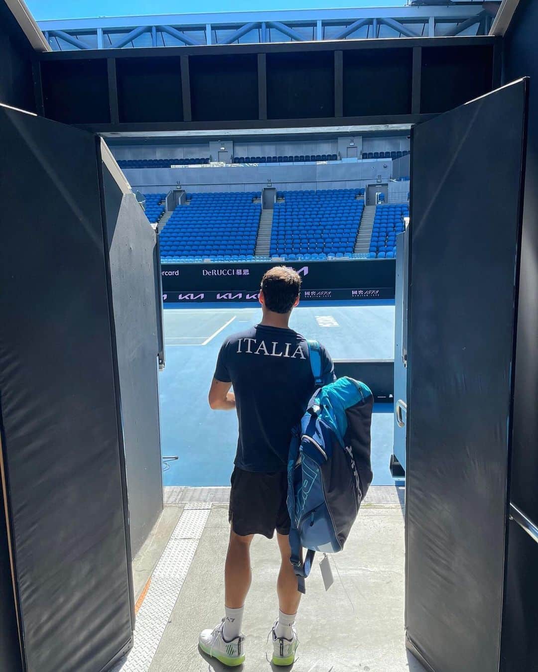 ファビオ・フォニーニのインスタグラム：「Wait for it... @atpcup 🇮🇹」