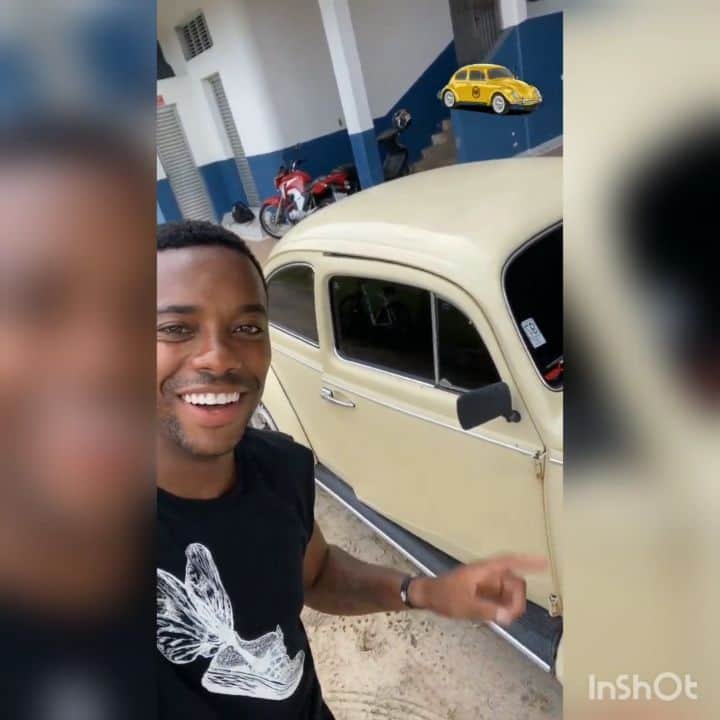 ロビーニョのインスタグラム：「De Fuskêta com meus Mlks 👣😃  #deusnocomando 🙏🏽」