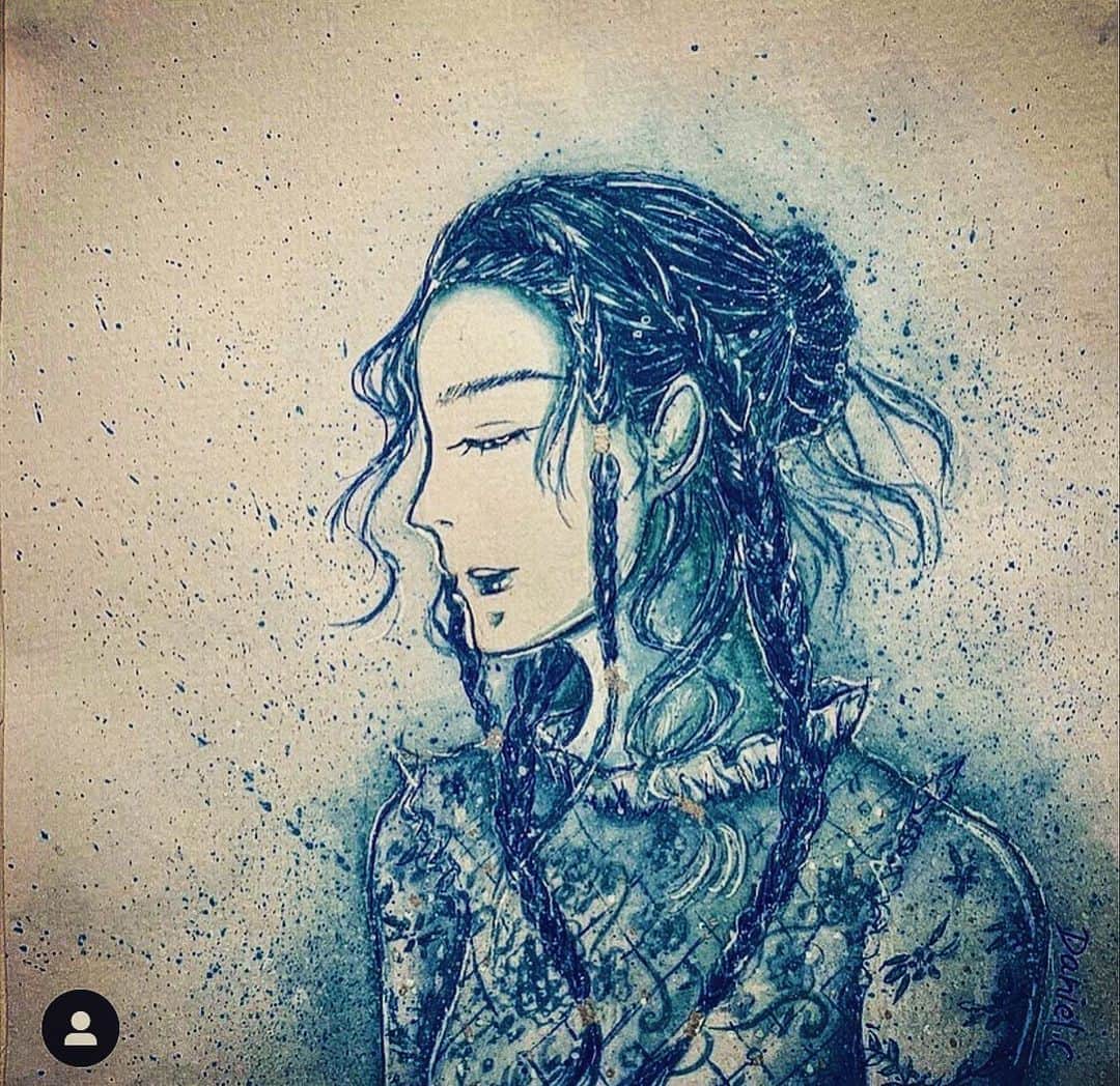 フィオナ・シットのインスタグラム：「#fanart  #我哥本哈根的另一個我」