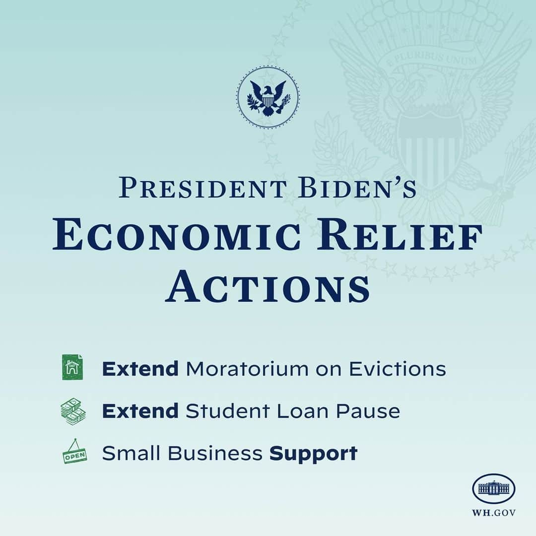 The White Houseさんのインスタグラム写真 - (The White HouseInstagram)「Today, President Biden is taking bold action to provide critical support to struggling communities and small businesses impacted by COVID-19.」1月22日 23時25分 - whitehouse