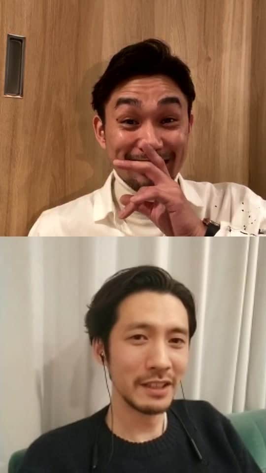 江口雅也のインスタグラム：「with @kenji_model   2時間半近くお付き合い有難う御座いました🙏 ケンジさんのご活躍、是非フォローして見てください！」