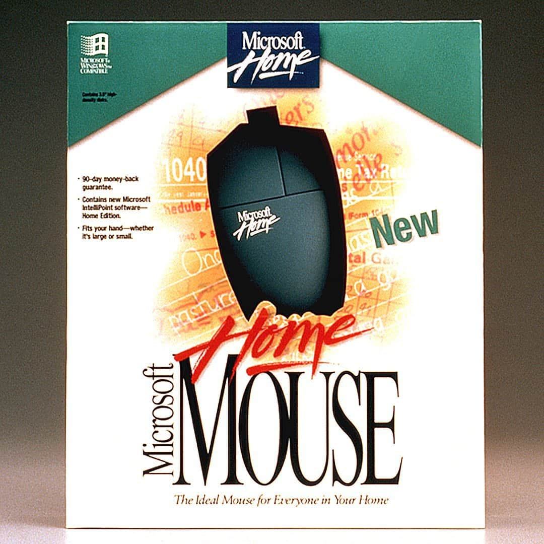 Microsoftさんのインスタグラム写真 - (MicrosoftInstagram)「The mid-1990s Microsoft Home Mouse was originally designed to mimic the shape of a house, with roof-shaped keys and a chimneylike cord connection. “The ideal mouse for everyone in your home.”」1月23日 2時07分 - microsoft