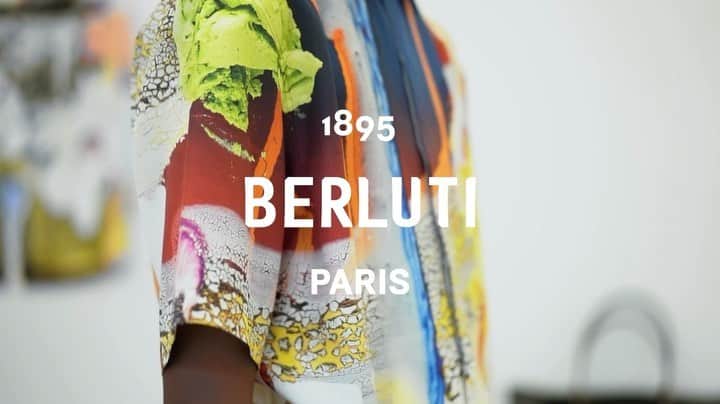 クリスヴァンアッシュのインスタグラム：「THE SUMMER ‘21 @BERLUTI X BRIAN ROCHEFORT COLLECTION IS NOW IN STORE  @energygloop #berluti #krisvanassche」