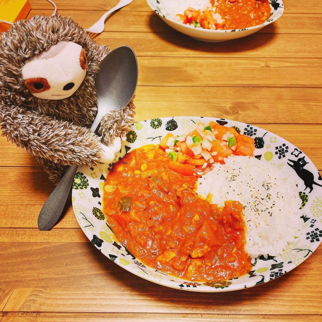 脇田唯のインスタグラム：「🍛  うまうま」