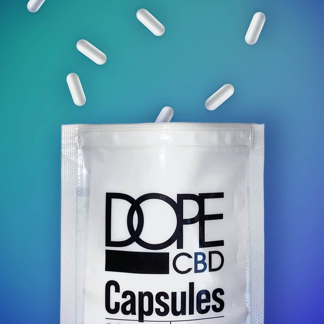 DOPEのインスタグラム：「Incorporate Dope CBD Capsules into your daily routine!」