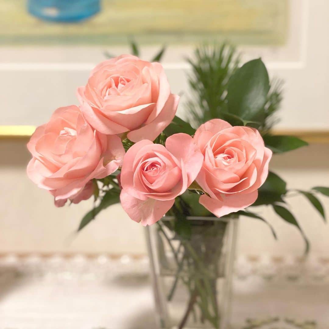 牛窪万里子さんのインスタグラム写真 - (牛窪万里子Instagram)「明日は東京も雪になるようですね  今日はゆっくり家で寛ぎます  部屋に飾った薔薇の花に癒されながら  #薔薇の花 #バラ #rose #お花が好きな人と繋がりたい  #バラが好きな人と繋がりたい  #部屋 #花を飾る生活  #花のある生活」1月23日 13時06分 - mariko_ushikubo