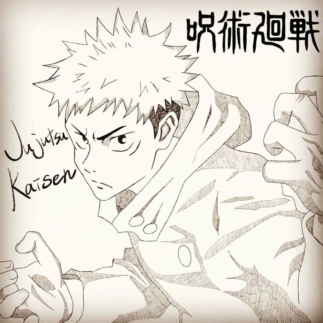 野田幸宏さんのインスタグラム写真 - (野田幸宏Instagram)「#呪術廻戦 #jujutsukaisen #イラスト #アニメ #漫画 #グラフィック  #anillustration #graphic #cartoon #anime #animation #イラストレーション #illustration #love #instagood #me #tbt #followｍe」1月23日 13時06分 - seishn.noda0623