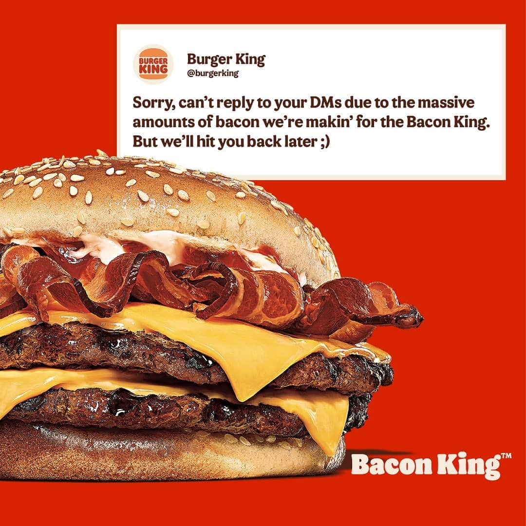バーガーキングさんのインスタグラム写真 - (バーガーキングInstagram)「studies show people break their new year’s resolutions on january 19th... just saying 👀 order the Bacon King on the BK app or BK.com.」1月23日 4時47分 - burgerking