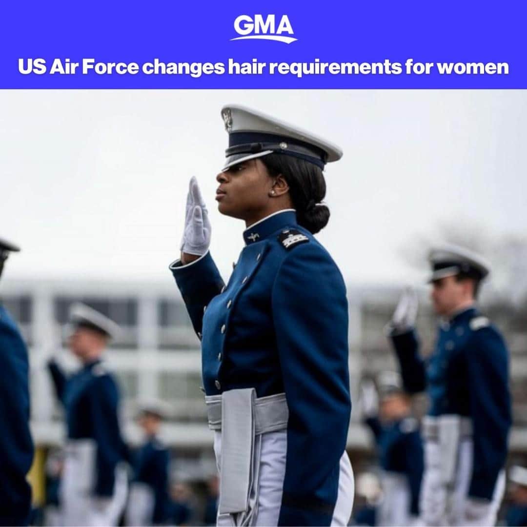 Good Morning Americaさんのインスタグラム写真 - (Good Morning AmericaInstagram)「The U.S. Air Force is changing its rules on how women in the service are allowed to wear their hair. More at link in bio.」1月23日 5時02分 - goodmorningamerica
