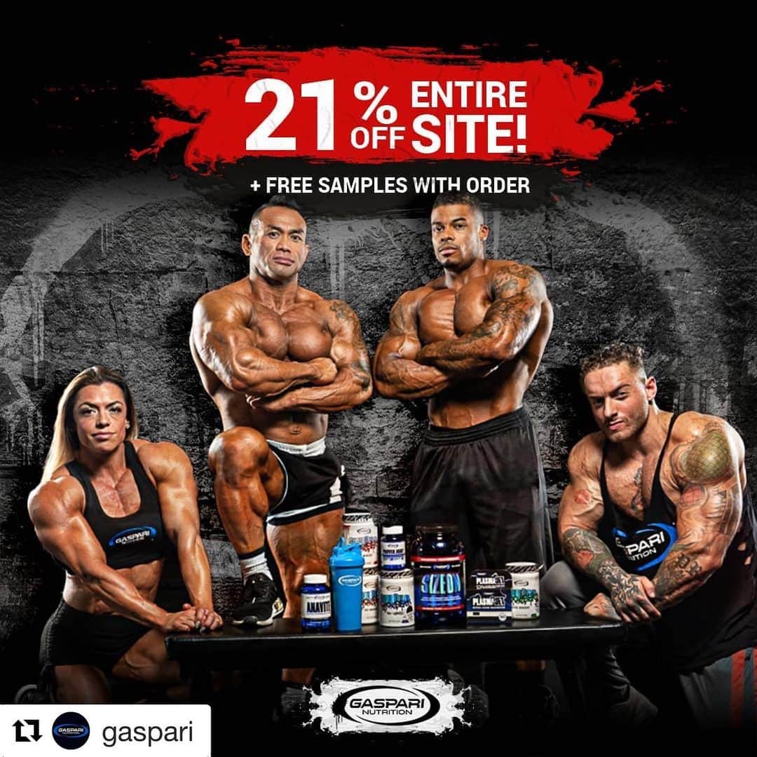 Hidetada Yamagishiさんのインスタグラム写真 - (Hidetada YamagishiInstagram)「#Repost @gaspari with @get_repost ・・・ We’re not done celebrating 2021 just yet! That’s why we’re giving you 21% OFF + FREE samples with every purchase this weekend on GaspariNutrition.com! Spend $99+, and your order will be eligible for FREE shipping 🆓📦 Head over to GaspariNutrition.com to start saving today💪 #Gaspari #Proven #GaspariNutrition #TeamGaspari #Bodybuilding #Fitness #Workout #Exercise #Healthy #RichGaspari #Sale #Savings」1月23日 5時38分 - hideyamagishi