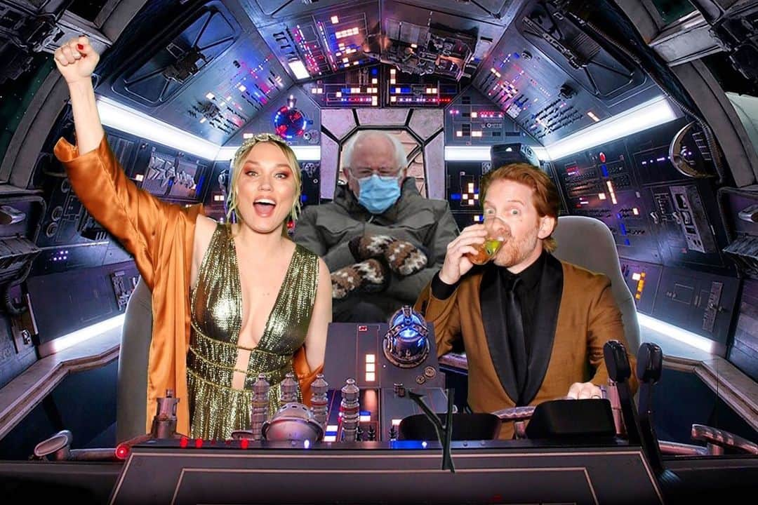 クレア・グラントさんのインスタグラム写真 - (クレア・グラントInstagram)「Get in Bernie, we’re saving the galaxy!」1月23日 7時30分 - claregrant