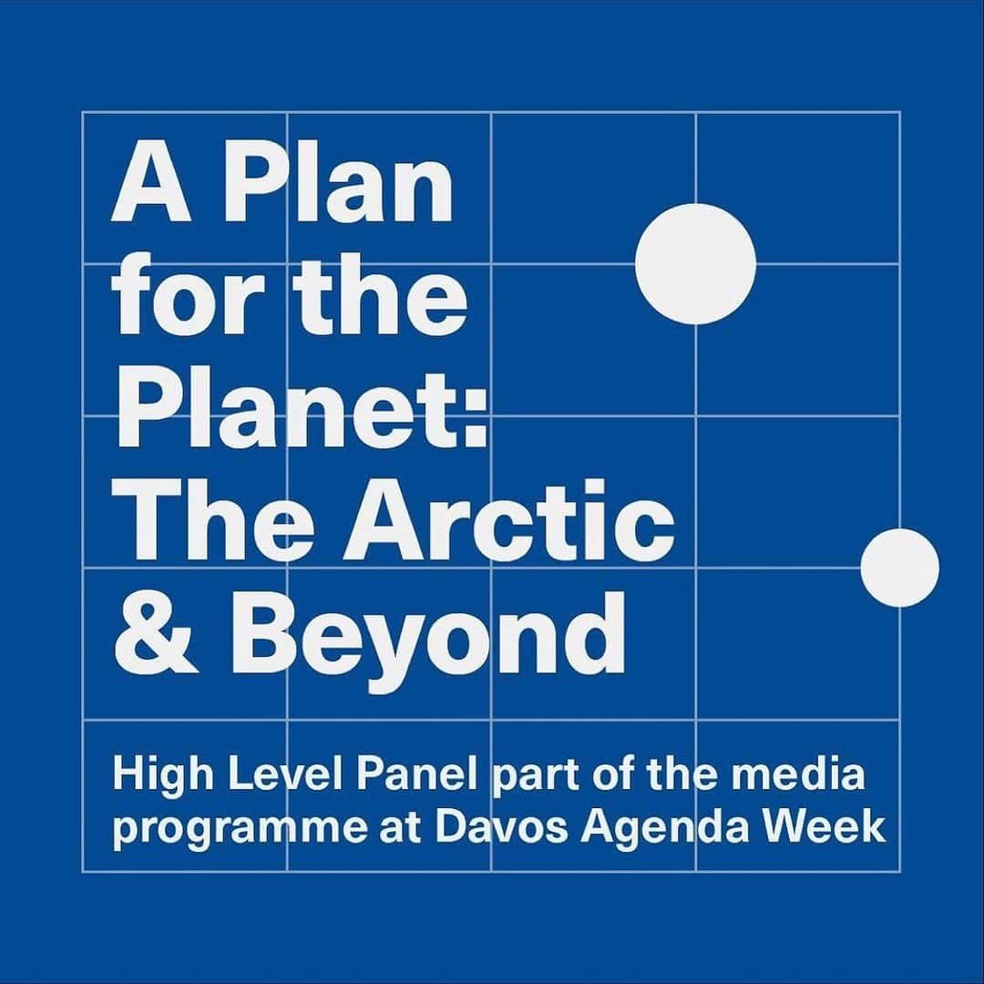 レイン・ウィルソンのインスタグラム：「Repost from @arctic.basecamp • We should be in #Davos this week but we are just as pleased to announce we will be part of the media programme at the @worldeconomicforum #DavosAgenda week and streaming our High Level Panel (moderated by @time)and Arctic Basecamp Science Jam on 27.01.21.   Hosted live by @rainnwilson and @parisafitzhenley   Watch this space for some very exciting programme announcements!   Link in bio ☝️  #MECA #ArcticAlarm   Can’t wait to see you on Wednesday!」