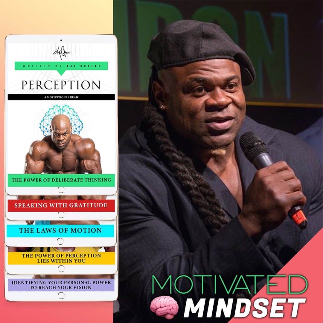 カイ・グリーンのインスタグラム：「MAKE YOUR OWN MOTIVATION 🗣  The hardest part of this lifestyle is often perceived to be the physicality of it, and often the mentality portion of the journey is not part of the picture.   In order to spark the fire inside that is your driving force, we must look to how to ignite that initial piece of the process.  Motivation must not always be searched for, but created internally. My mindset series of eBooks help share the processes and changes necessary to become your own hero.   BE YOUR OWN MOTIVATION.  Find the mentality series through the link in my bio!」