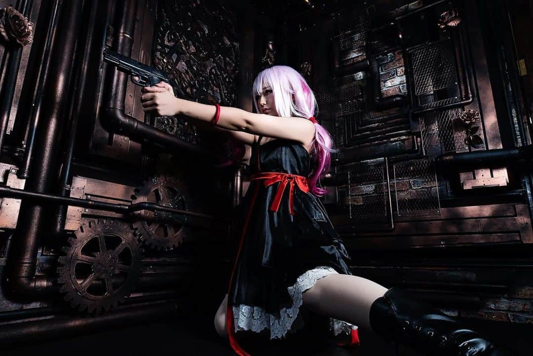 若月雅のインスタグラム：「【 #楪いのり／#egoist 】 . 新年初コスで初出し✨ 速報データ頂いたやつ(*^^*) .  #애니메이션 #코스프레  #角色扮演 #cosplayer #罪惡王冠 #ギルティクラウン #ギルクラ #cosplay #cosplayer #アニメ好きな人と繋がりたい」