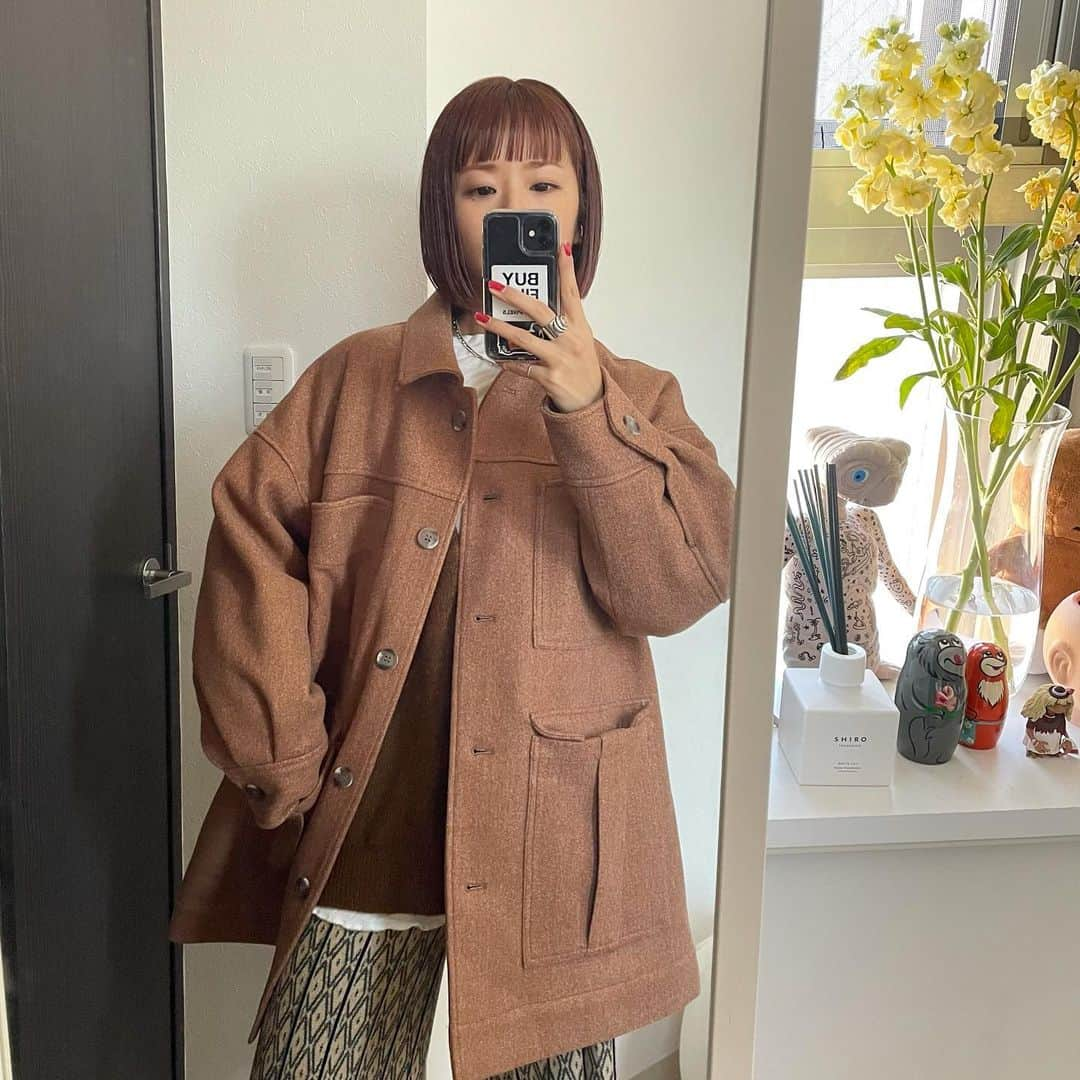 Aya（高本彩）さんのインスタグラム写真 - (Aya（高本彩）Instagram)「CPO jacket / @wcjapan 🧸 thx🧡 @wakatsukichinatsu   #cpoジャケット#wcj#私服#今日寒いねぇ#明日は雪降るかもって」1月23日 9時44分 - aya_dream04