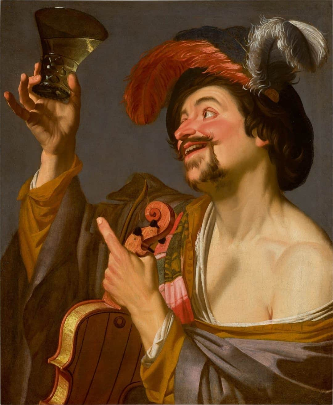 サザビーズさんのインスタグラム写真 - (サザビーズInstagram)「Raise a glass to the weekend! We’re finding our inspiration from Gerrit van Honthorst’s joyful depiction of ‘A Merry violinist holding a roemer,’ from our Master Paintings Part II online sale which is open for bidding through 30 January. Click the link in bio to explore more unique finds from our Masters Week sale series. #SothebysMasters #FridayFeeling #WeekendVibes」1月23日 10時00分 - sothebys