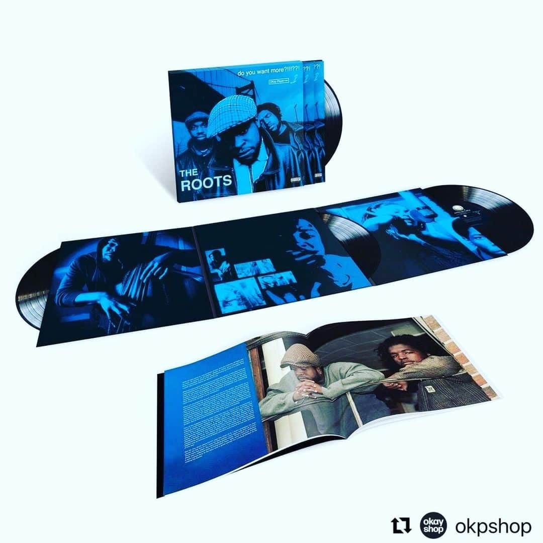 クエストラブさんのインスタグラム写真 - (クエストラブInstagram)「Super Rare Limited Edition 25th anniversary edition—-Things Fall Apart sold out in hours & y’all caught feelings when I said “I only have 10 copies”  #Repost @okpshop with @make_repost ・・・ 🙌🏾 @TheRoots announce deluxe 3xLP vinyl reissue of 'Do You Want More?!!!??!' It includes a full disc of unreleased remixes and edits curated by @Questlove, retrospective photos, essays by both @BlackThought and Quest & more. Pre-order it NOW at the shop. (LINK IN BIO)   #TheRoots #BlackThought #Questlove」1月23日 10時20分 - questlove