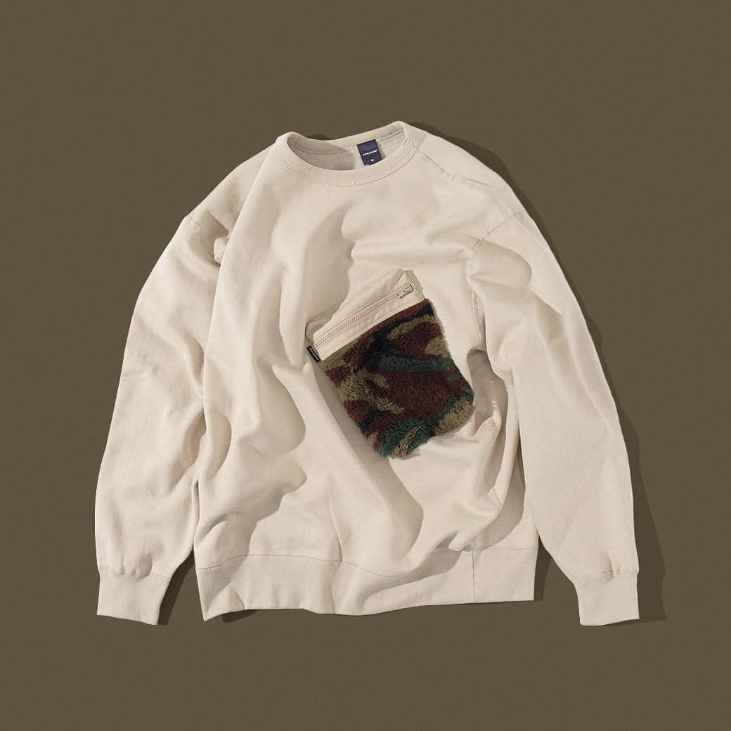 のインスタグラム：「Boa Pocket Crew Sweat  #applebum」
