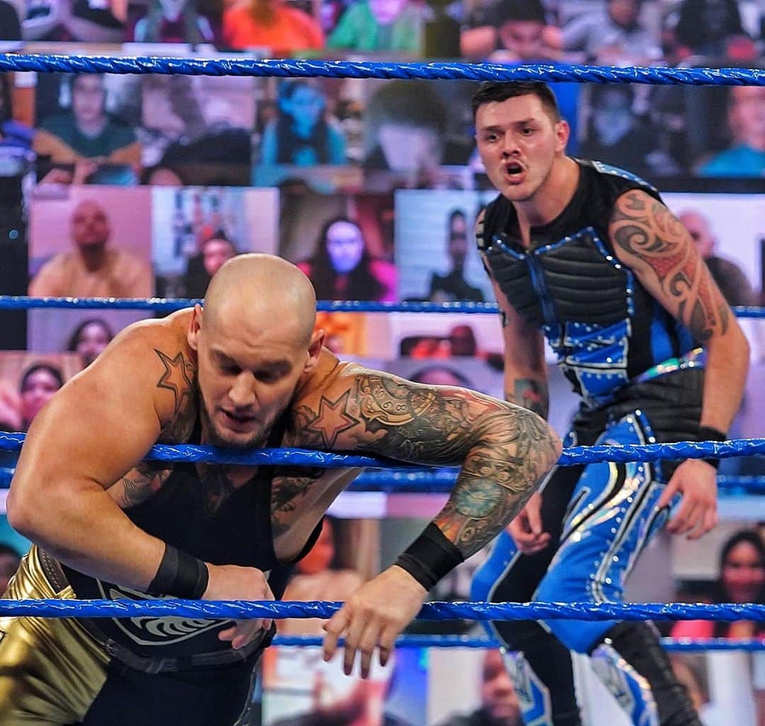WWEさんのインスタグラム写真 - (WWEInstagram)「@dominik_35 was so close, but @baroncorbinwwe comes out on top.  #SmackDown」1月23日 11時51分 - wwe