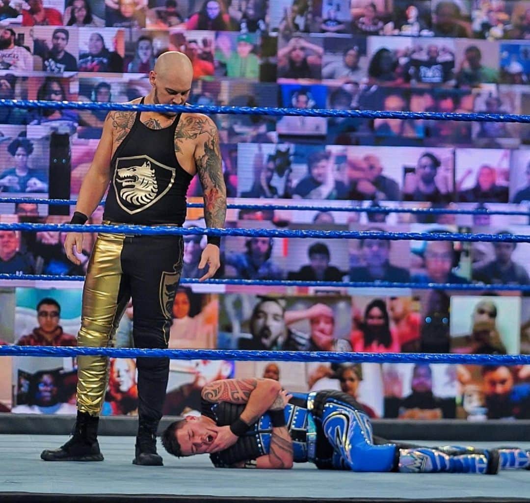 WWEさんのインスタグラム写真 - (WWEInstagram)「@dominik_35 was so close, but @baroncorbinwwe comes out on top.  #SmackDown」1月23日 11時51分 - wwe