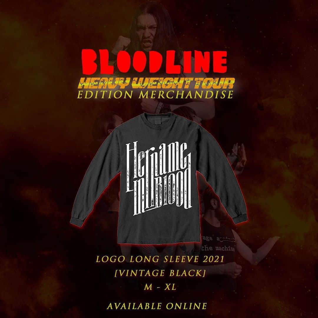 Her Name In Bloodさんのインスタグラム写真 - (Her Name In BloodInstagram)「HEAVY WEIGHT TOUR Edition Merchandise online.」1月23日 12時12分 - hnibband