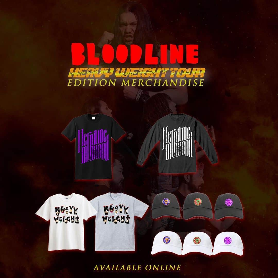 Her Name In Bloodさんのインスタグラム写真 - (Her Name In BloodInstagram)「HEAVY WEIGHT TOUR Edition Merchandise online.」1月23日 12時12分 - hnibband