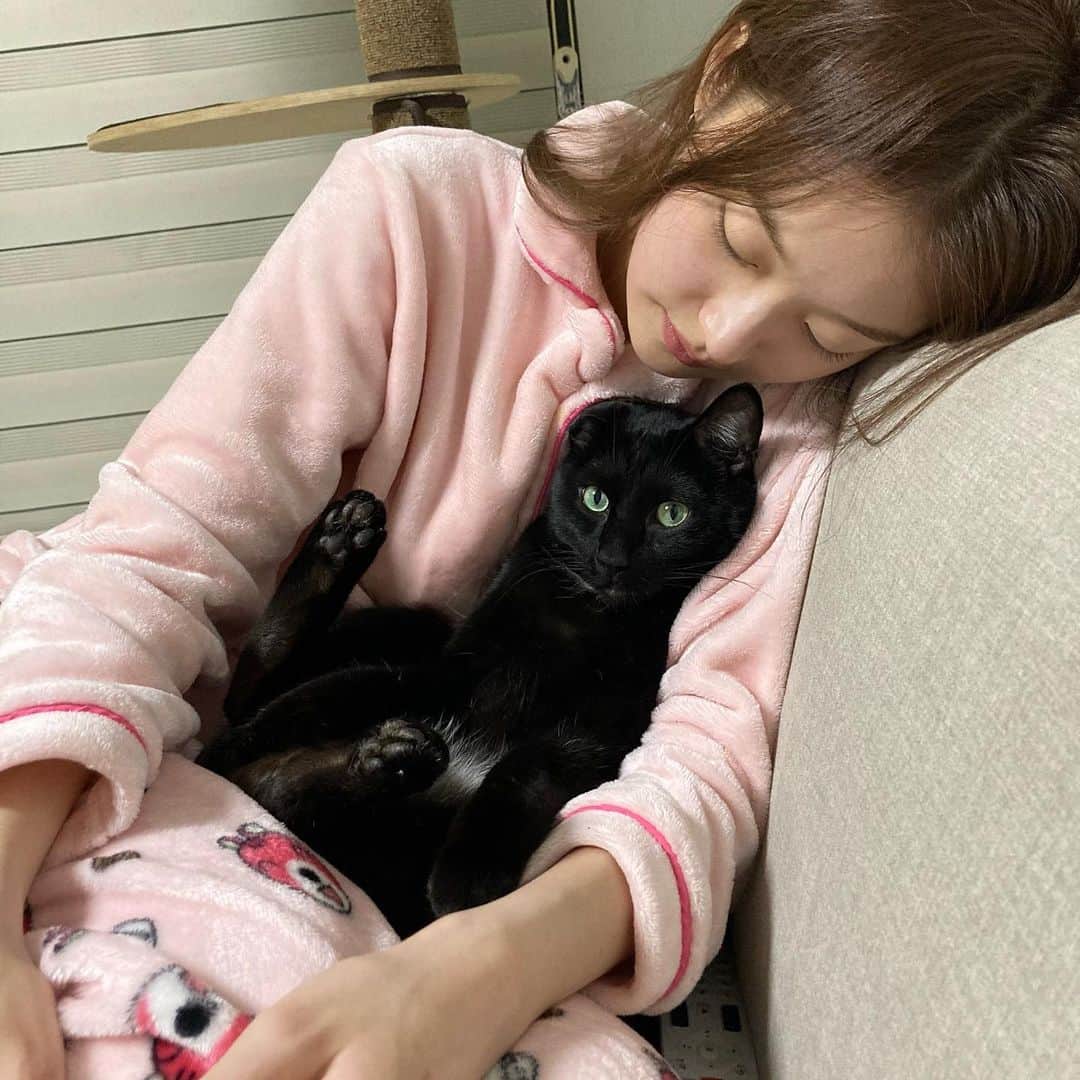 シン・ドヒョンのインスタグラム：「젊잖은 장남과 냥춘기 막내」
