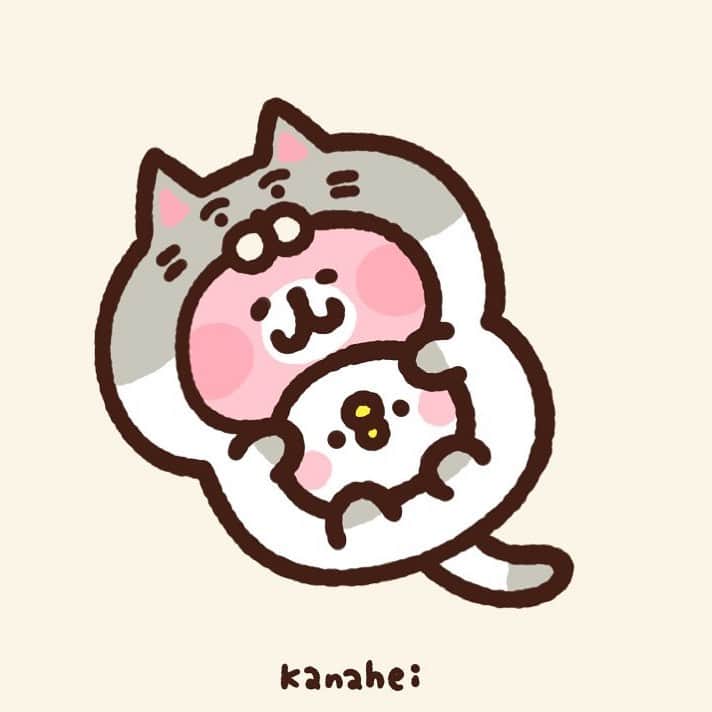 カナヘイのインスタグラム：「⚪️🐈  #kanahei #卡娜赫拉 #卡娜赫拉的小動物」