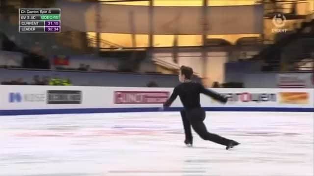 イリヤ・ソロミンのインスタグラム：「Throwback to last years European Championships in Graz, Austria. ✊🏼  What an incredible feeling it was!  - Step Sequence - •• - • • •  #foryou #figureskating #skatesweden #views #figureskating #konståkning #teijasskateshop #risport #Blueteam #risporters #risportskates #mkblades #teammk #reels #foryou #determination #active #comment #viral #motivation #workhardplayhard #goviral #fitnesslifestyle #isufigureskating #Trainhard #isufigureskating #nordicskaters #foryoupage」