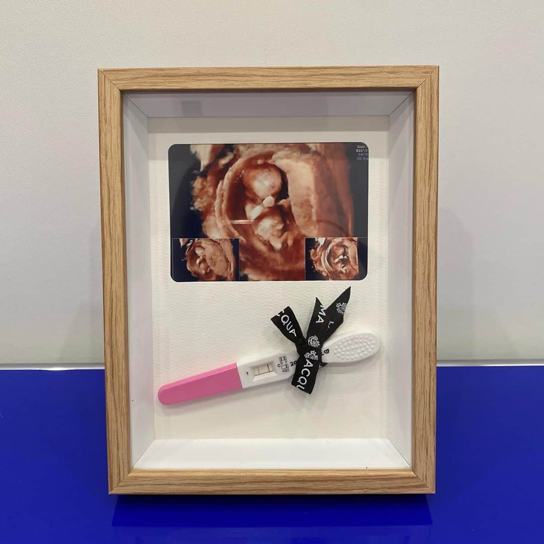 キム・ダヘのインスタグラム：「촘파사진 사이즈가 안맞아서 못넣다가 드뎌 완성 👶🏻❤️」